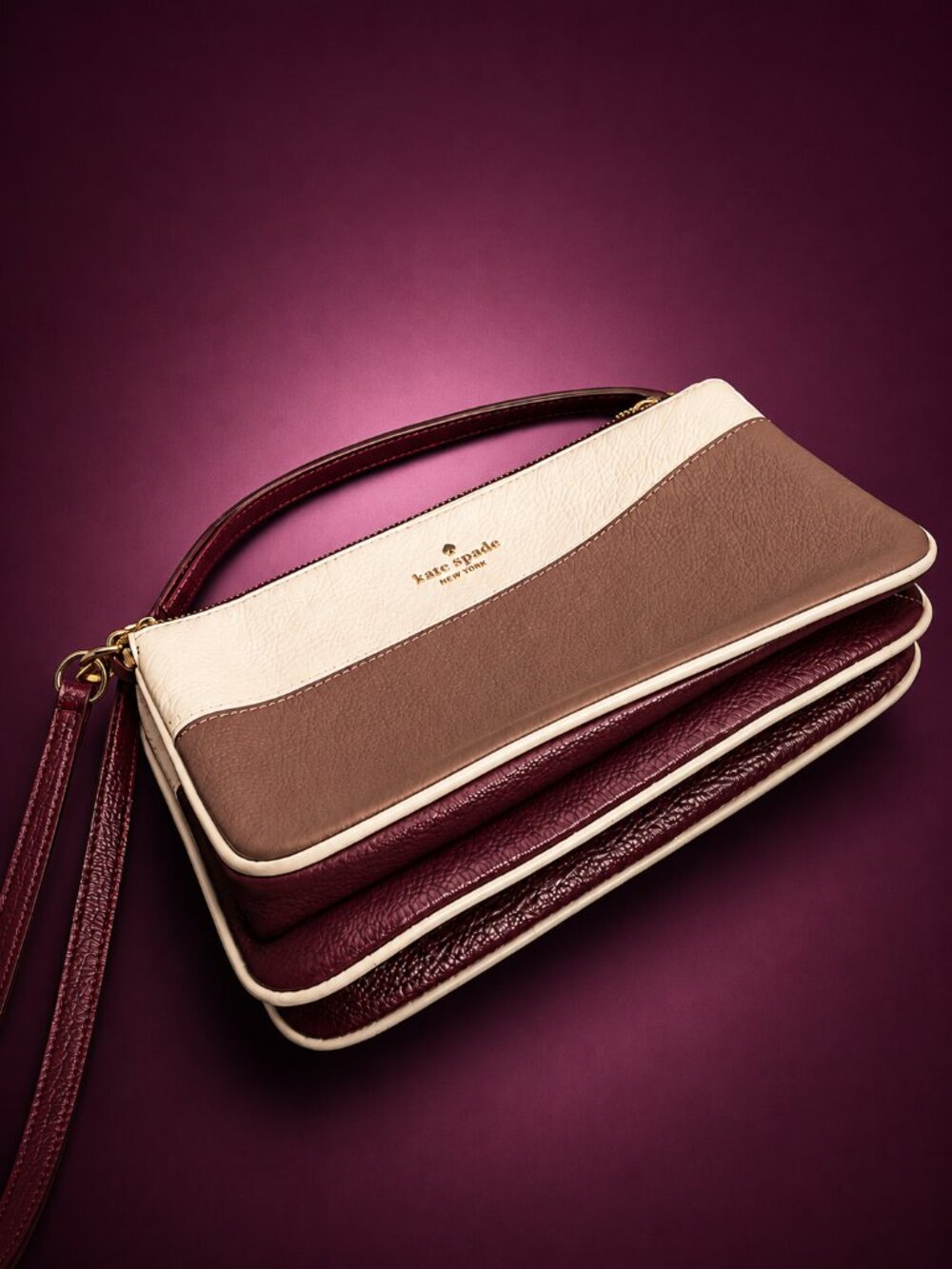 KATE SPADE New York Jackson Colorblock Triple Gusset Crossbody Shoulder Bag - Picture 2 of 11